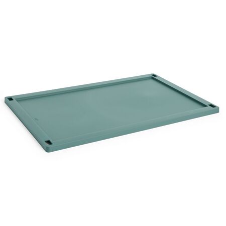 HAY Accessoires Colour Crate Lid Plastic Large von Hay Dark green
