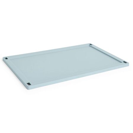 HAY Accessoires Colour Crate Lid Plastic Large von Hay Dusty Blue