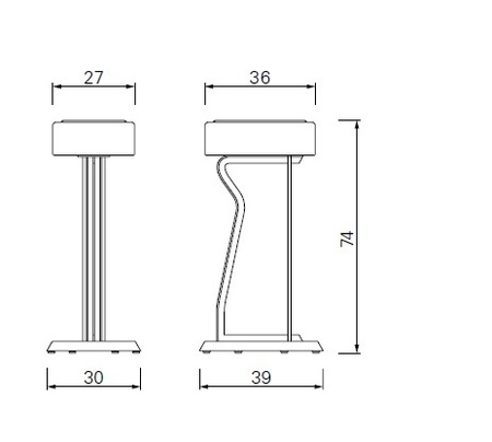 ClassiCon Bar Stool No. 2