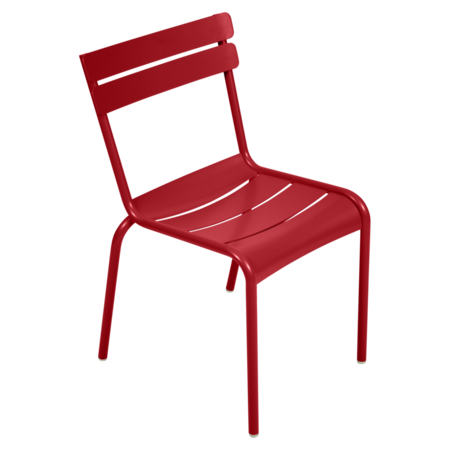 Fermob Luxembourg - Stuhl aus Stahl - 2er Set - Preis pro Stuhl - Mohnrot