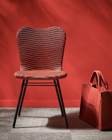 Vincent Sheppard Lily Dining Chair Steel A Base