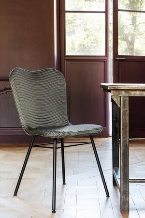 Vincent Sheppard Lily Dining Chair Steel A Base - 