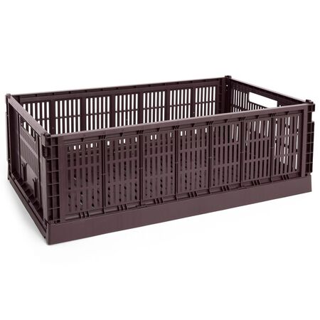 HAY Accessoires Aufbewahrungsbox Colour Crate XL von Hay Bordeaux