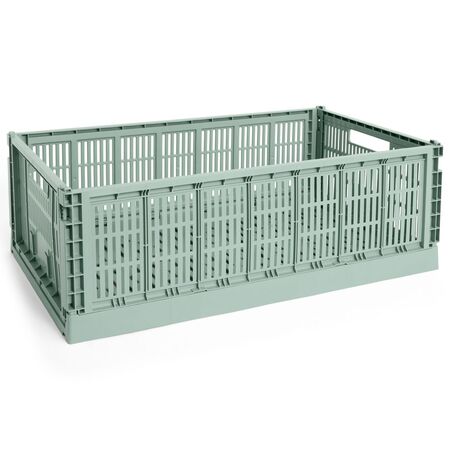 HAY Accessoires Aufbewahrungsbox Colour Crate XL von Hay Sage green