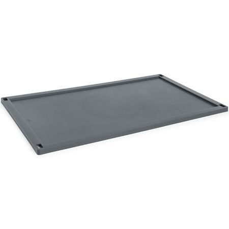 HAY Accessoires Colour Crate Lid Plastic XL von Hay Charcoal 