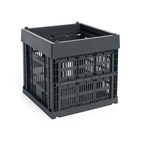 HAY Accessoires Colour Crate Cube von Hay Charcoal 