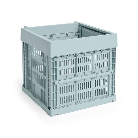 HAY Accessoires Colour Crate Cube von Hay Dusty Blue