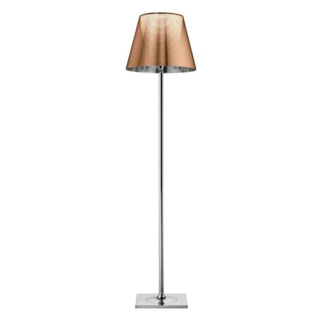 Flos Stehleuchte KTribe F2 von Flos  Aluminiertes bronze