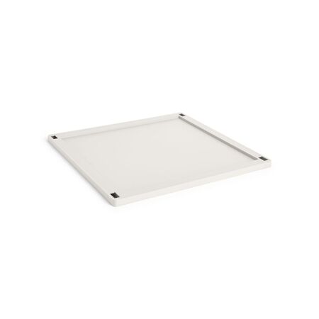 HAY Accessoires Colour Crate Lid Plastic Cube von Hay Off-White