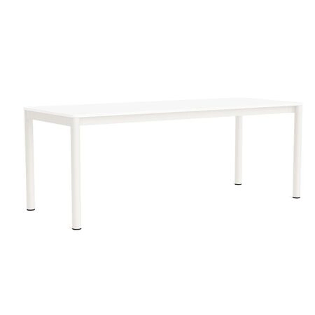 HAY Living Bündiger Esstisch Annex von Hay L: 200 cm, Laminate White, Cream white