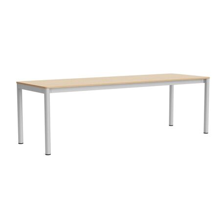 HAY Living Bündiger Esstisch Annex von Hay L: 240 cm, Eiche Wasser lackiert, Natural