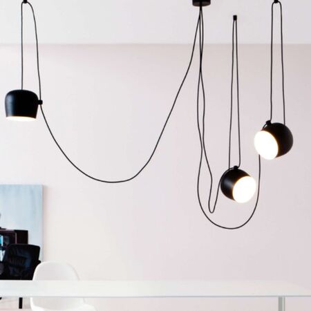 Flos Pendelleuchte Aim Set von Flos  Schwarz-2