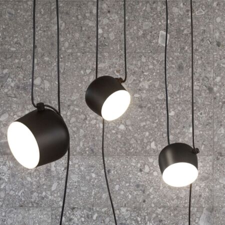 Flos Pendelleuchte Aim Set von Flos  Schwarz-1