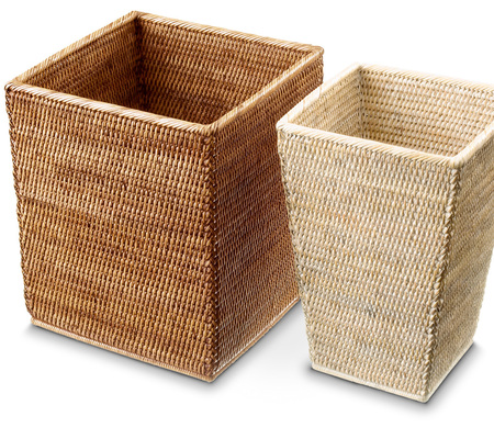 Decor Walther BASKET Papierkorb BASKET QK - Rattan hell