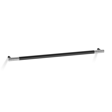 Decor Walther Handtuchstange Club HTE60 - Schwarz Matt / Chrom