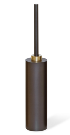 Decor Walther WC Bürstengarnitur Century SBG - Dunkelbronze + Dekorring Gold Matt
