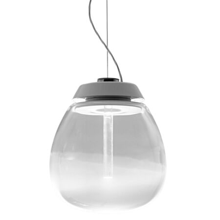 Artemide Artemide Empatia Sospensione Hellrosa RAL 3015, Weiss / Weiss, Chouchin 1 LED h. 10 m, 26 cm