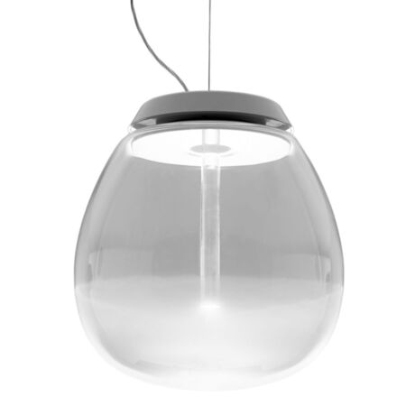 Artemide Artemide Empatia Sospensione Hellrosa RAL 3015, Weiss / Weiss, Chouchin 1 LED h. 10 m, 36 cm