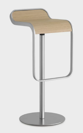 Lapalma Lem 80 Fix Hocker / Barhocker - Eiche Gebleicht