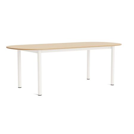 HAY Living Länglicher Esstisch Annex von Hay L: 220 cm, Eiche Wasser lackiert, Cream white