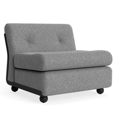 HAY Living Hay Amanta 1 Seater Anthracite, Hallingdal | 126-Back Sierra|SI1001