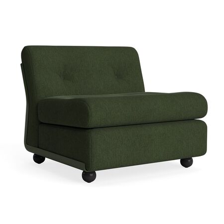 HAY Living Hay Amanta 1 Seater Bottle green, Turf - Dark Green