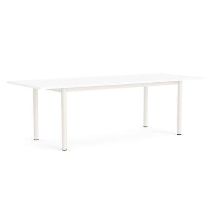 HAY Living Überhang Esstisch Annex von Hay L: 240 cm, Laminate White, Cream white