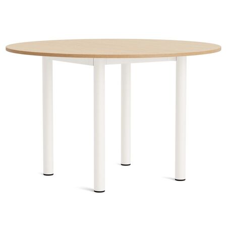 HAY Living Runder Esstisch Annex von Hay Ø: 120 cm , Eiche Wasser lackiert, Cream white