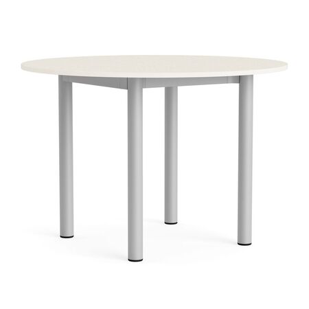 HAY Living Runder Esstisch Annex von Hay Ø: 110 cm, Cotton Cream, Natural