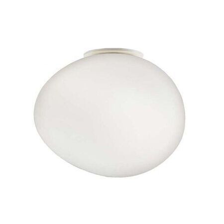 Foscarini Wandleuchte Gregg Soffitto/Parete von Foscarini  Hellrosa RAL 3015, Weiss / Weiss, Piccola