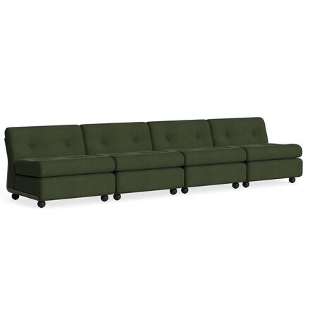 HAY Living Hay Amanta 4 Seater Bottle green, Turf - Dark Green