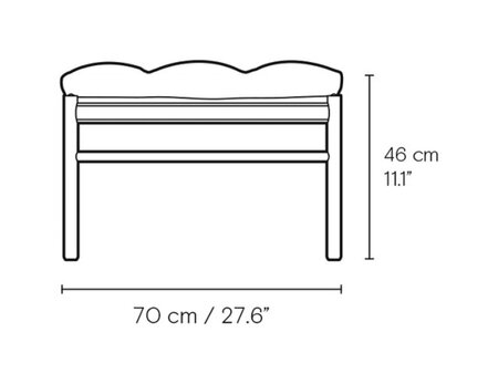 Carl Hansen & Søn OW150 Daybed mit Lederbezug