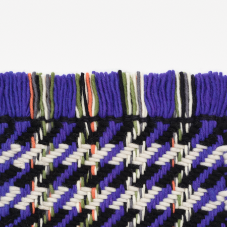 Kvadrat Dashes - Teppich - (0761 - Purple/Black/Creme)