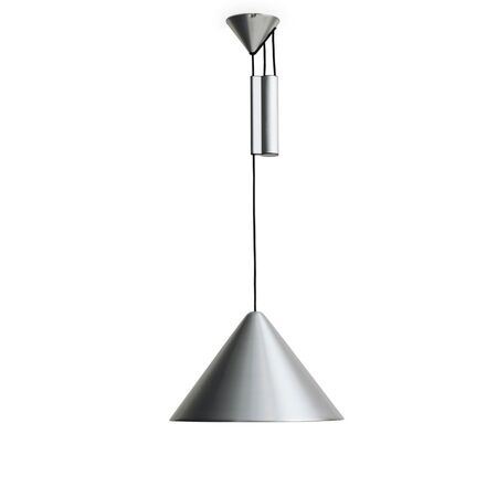 HAY Living Höhenverstellbare Pendelleuchte Compass von Hay Brushed aluminium