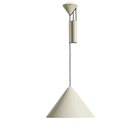 HAY Living Höhenverstellbare Pendelleuchte Compass von Hay Oyster White