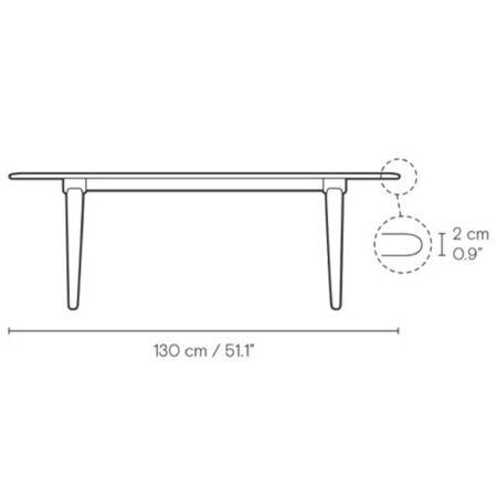 Carl_Hansen_Søn_CH011_Couchtisch_130_55cm_Dimensions_1