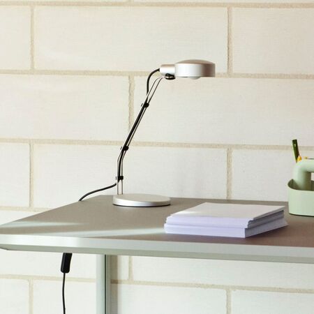 HAY Living Schreibtischleuchte Cupola von Hay Clear anodised