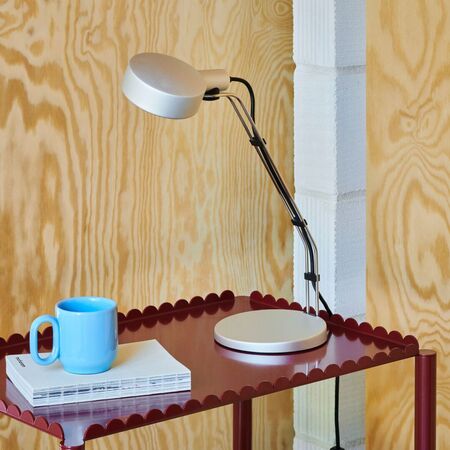 HAY Living Schreibtischleuchte Cupola von Hay Clear anodised