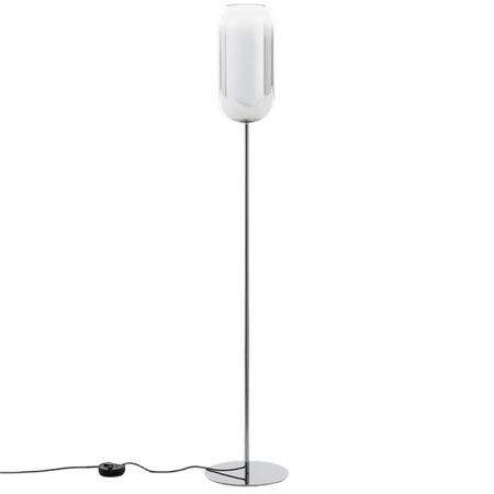 Artemide Artemide Gople Stehleuchte Hellrosa RAL 3015, Weiss / Weiss, 1410010A, silber