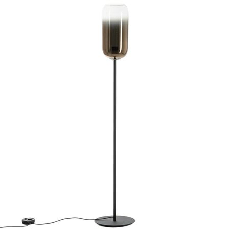 Artemide Artemide Gople Stehleuchte Hellrosa RAL 3015, Weiss / Weiss, Schwarz / Bronze