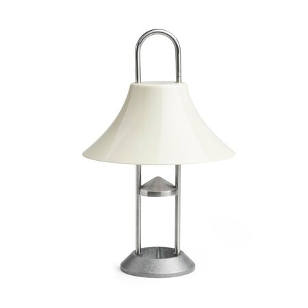 HAY Living Tragbare Leuchte Mousqueton von Hay Oyster White