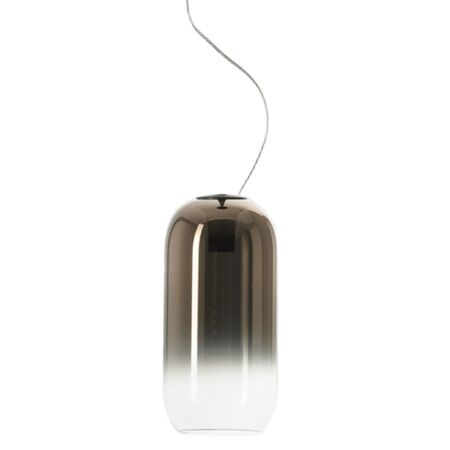 Artemide Artemide Gople Mini Pendelleuchte Hellrosa RAL 3015, Weiss / Weiss, Schwarz / Bronze