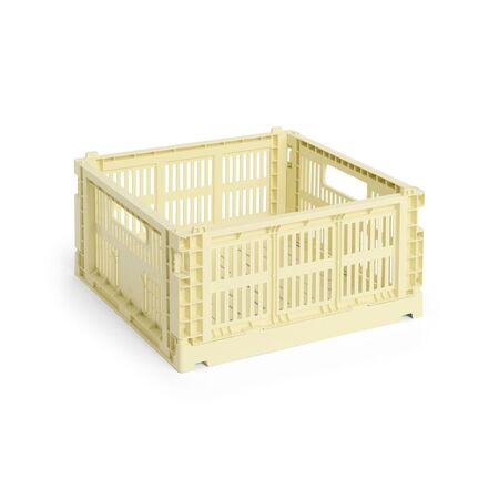 HAY Living Colour Crate Medium Square von Hay Light yellow 