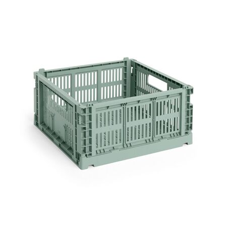 HAY Living Colour Crate Medium Square von Hay Sage green