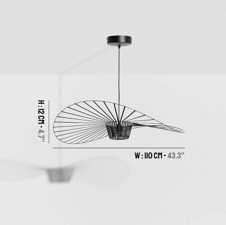 Petite Friture VERTIGO Pendant Lamps - Abmessungen Small