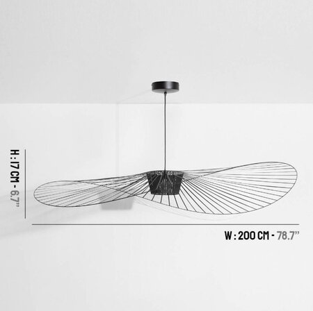 Petite Friture VERTIGO Pendant Lamps - Abmessungen Large