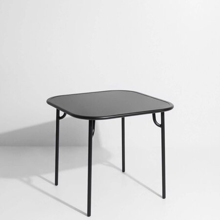 Petite Friture WEEK-END - Dining Square Table - Plain-01-Black