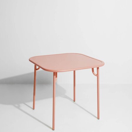 Petite Friture WEEK-END - Dining Square Table - Plain-19-Blush