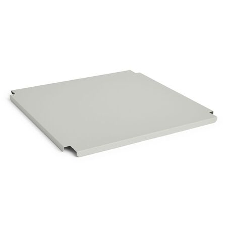 HAY Accessoires Colour Crate Lid Metal Large Square von Hay Grey