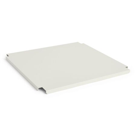 HAY Accessoires Colour Crate Lid Metal Large Square von Hay Off-White